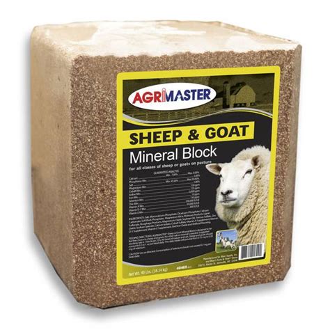 Purina | <b>Goat</b> <b>Mineral</b> Supplement <b>Block</b> <b>for</b> All Types and Lifestages | 33 Pound (33 lb. . Mineral block for sheep and goats